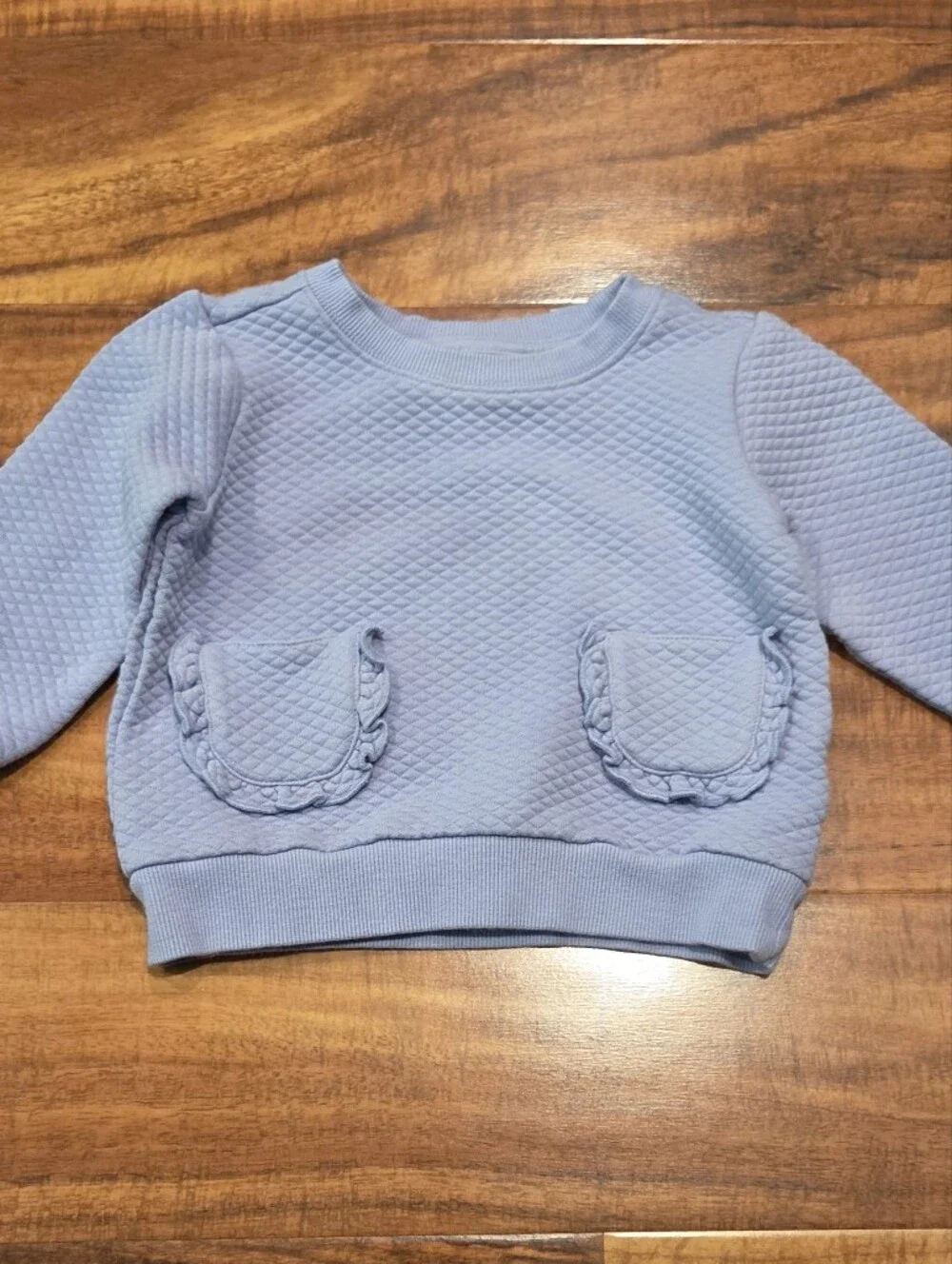 Janie and Jack EUC 18-24 Months Quilted Sweatshirt, Striped Top and Leggings